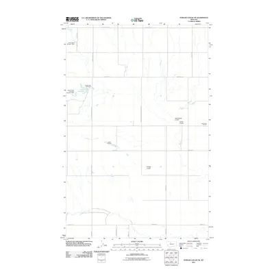 2011 Map of Fowler Coulee NE, 2011 Print