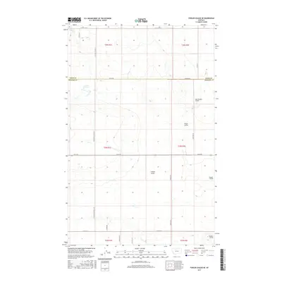2017 Map of Fowler Coulee NE, 2017 Print
