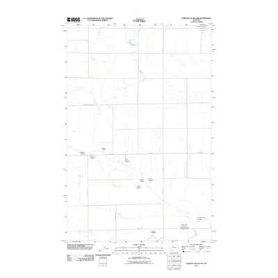 2011 Map of Fowler Coulee NW, 2011 Print