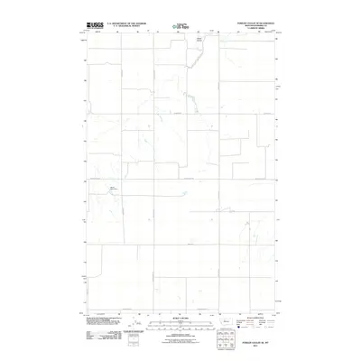 2011 Map of Fowler Coulee SE, 2011 Print