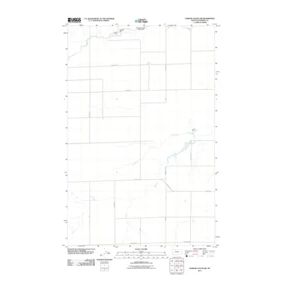2011 Map of Fowler Coulee SW, 2011 Print