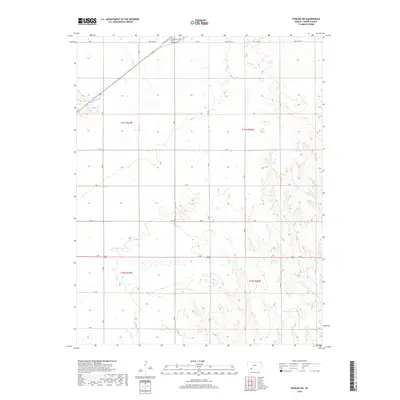 2018 Map of Fowler SW, 2018 Print