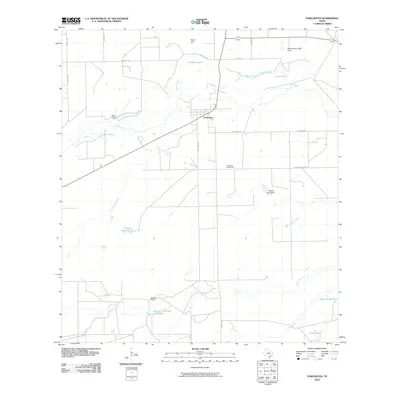 2010 Map of Fowlerton, 2010 Print