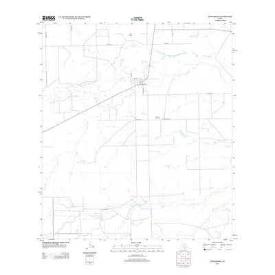 2013 Map of Fowlerton, 2013 Print