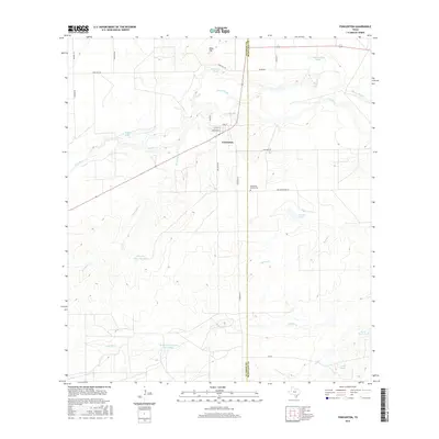 2016 Map of Fowlerton, 2016 Print