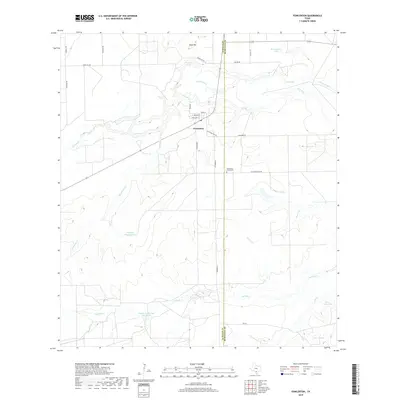2019 Map of Fowlerton, 2019 Print