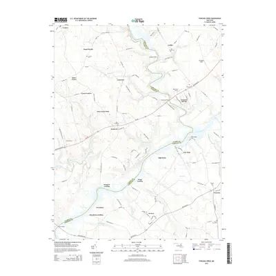 2014 Map of Fowling Creek, 2014 Print