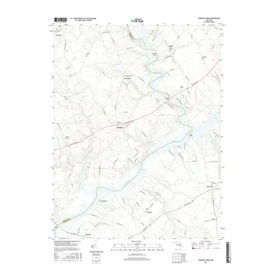 2017 Map of Fowling Creek, 2017 Print
