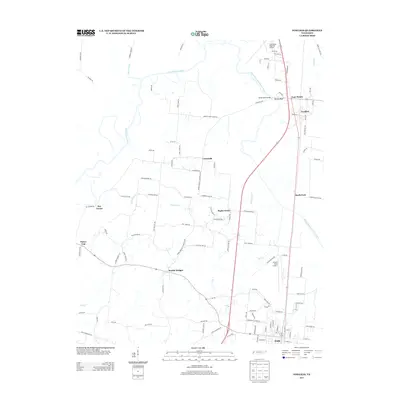 2013 Map of Fowlkes, 2013 Print