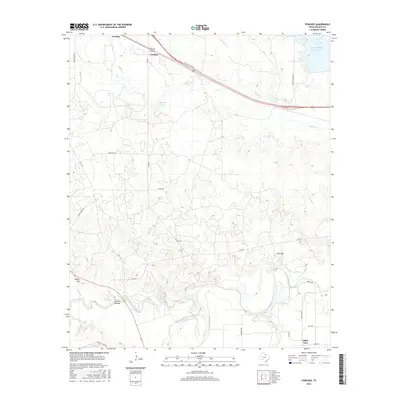 2016 Map of Fowlkes, 2016 Print