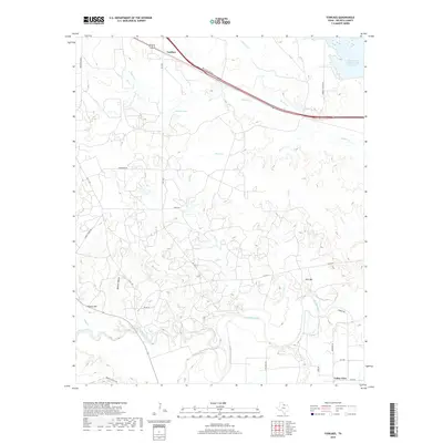 2019 Map of Fowlkes, 2019 Print