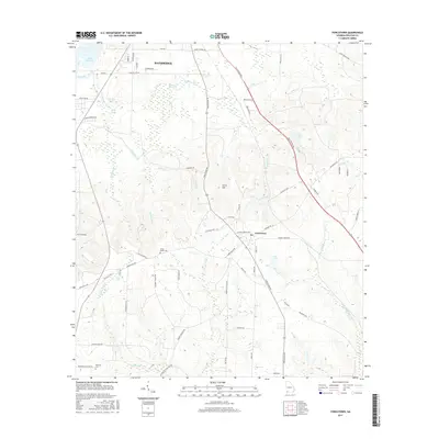 2017 Map of Fowlstown, 2017 Print