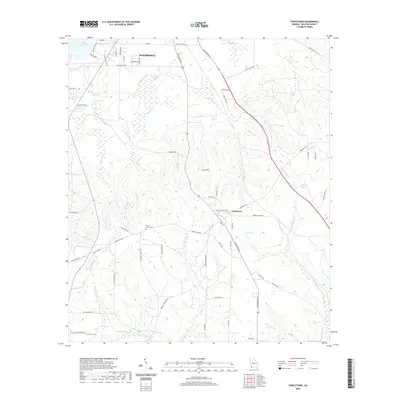 2020 Map of Fowlstown, 2020 Print