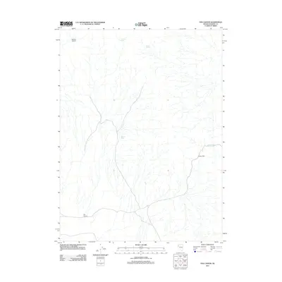 2011 Map of Fox Canyon, 2011 Print