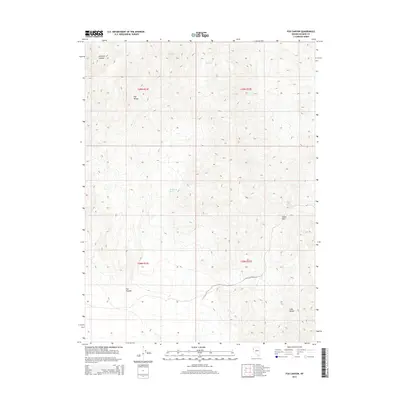 2014 Map of Fox Canyon, 2014 Print