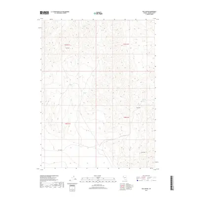 2018 Map of Fox Canyon, 2018 Print