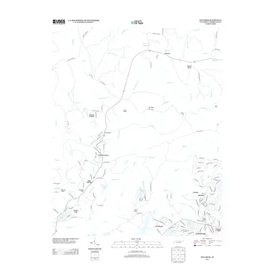 2013 Map of Fox Creek, 2013 Print