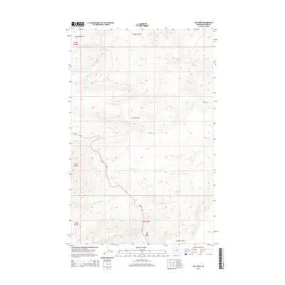 2014 Map of Fox Creek, 2014 Print