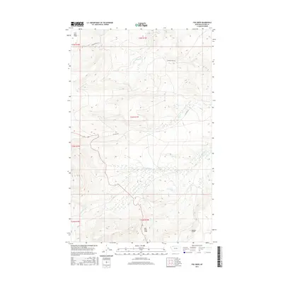 2017 Map of Fox Creek, 2017 Print