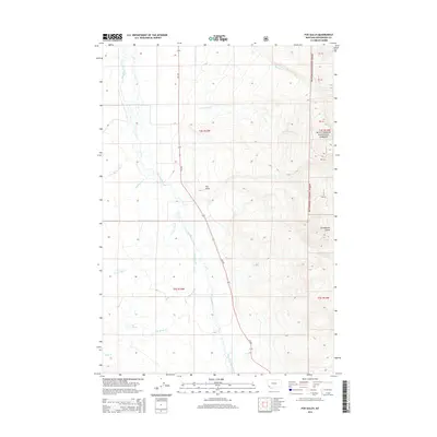 2014 Map of Fox Gulch, 2014 Print