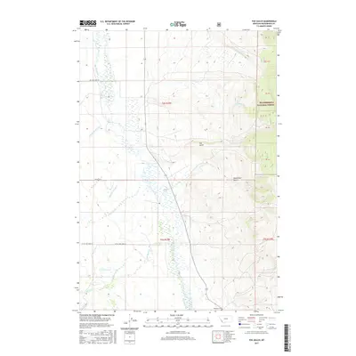 2017 Map of Fox Gulch, 2017 Print