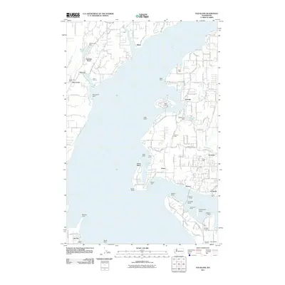 2011 Map of Fox Island, 2011 Print