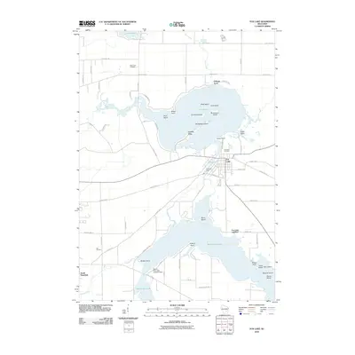 2010 Map of Fox Lake, 2010 Print