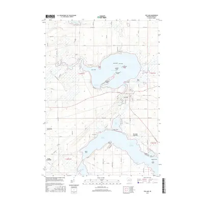 2015 Map of Fox Lake, 2015 Print