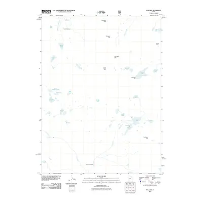 2011 Map of Fox Lake, 2011 Print