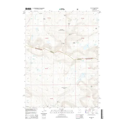 2014 Map of Fox Lake, 2014 Print