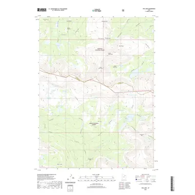 2020 Map of Fox Lake, 2020 Print
