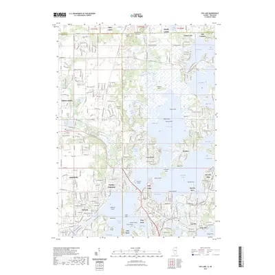2023 Map of Fox Lake, 2023 Print