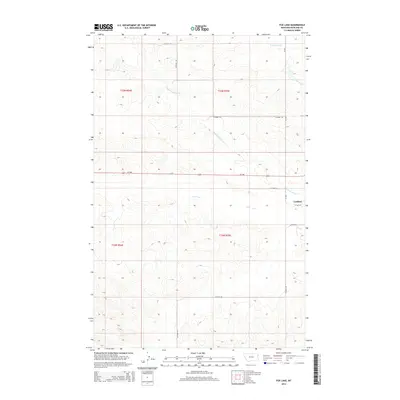 2014 Map of Fox Lake, 2014 Print
