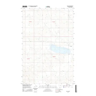 2017 Map of Fox Lake, 2017 Print
