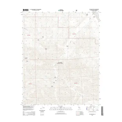 2015 Map of Fox Mountain, 2015 Print