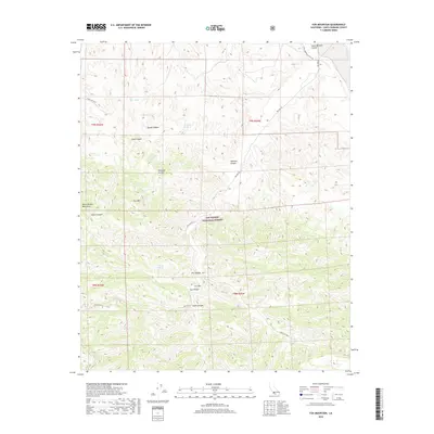 2018 Map of Fox Mountain, 2018 Print