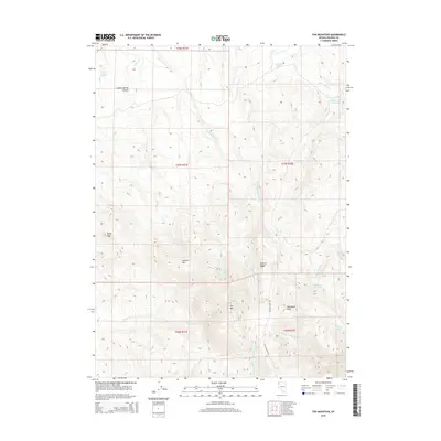 2015 Map of Fox Mountain, 2015 Print