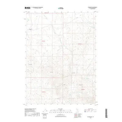 2018 Map of Fox Mountain, 2018 Print