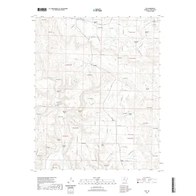 2020 Map of Fox, 2020 Print