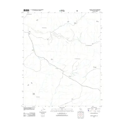 2012 Map of Foxen Canyon, 2012 Print