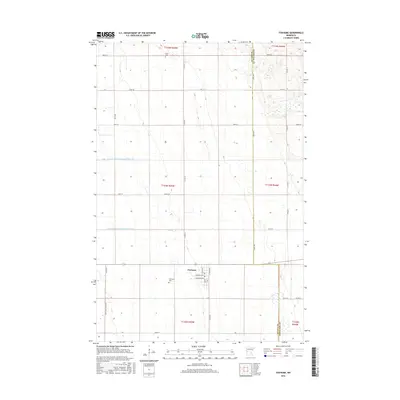 2016 Map of Foxhome, 2016 Print