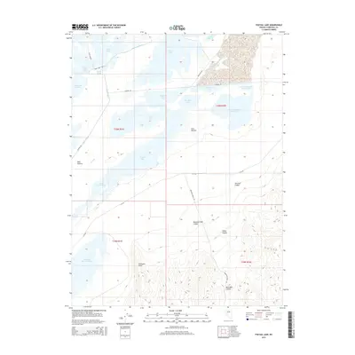 2015 Map of Foxtail Lake, 2015 Print