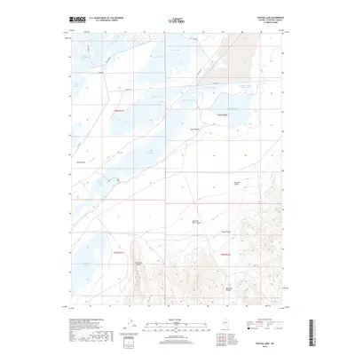 2018 Map of Foxtail Lake, 2018 Print