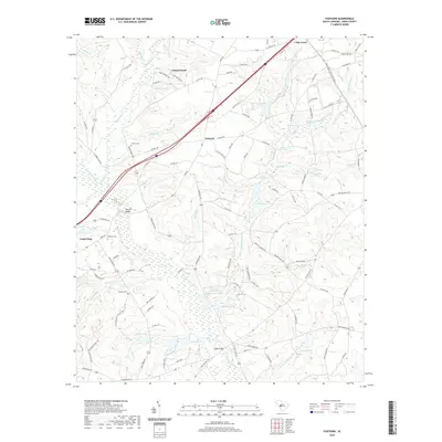 2020 Map of Foxtown, 2020 Print