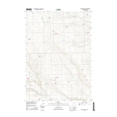2015 Map of Fraker Mountain, 2015 Print