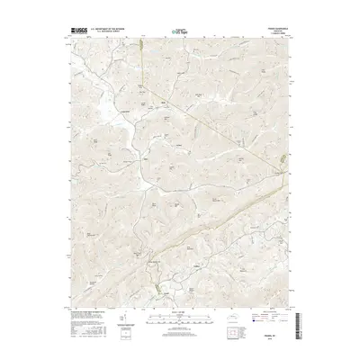 2016 Map of Frakes, 2016 Print
