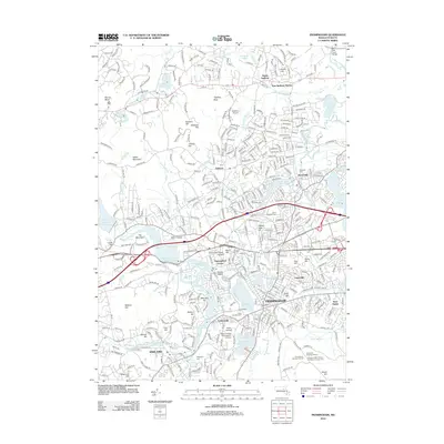 2012 Map of Framingham, 2012 Print