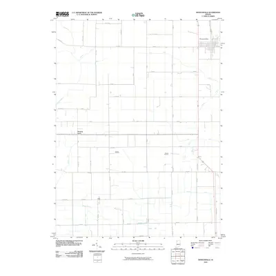 2010 Map of Francesville, 2010 Print