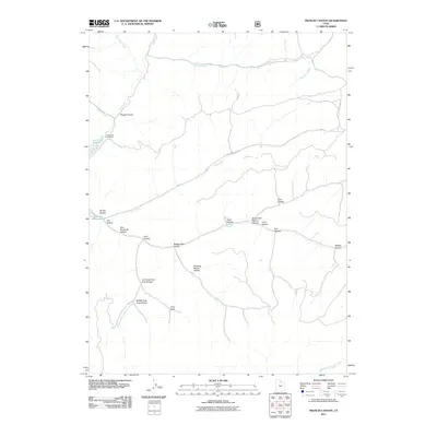 2011 Map of Francis Canyon, 2011 Print