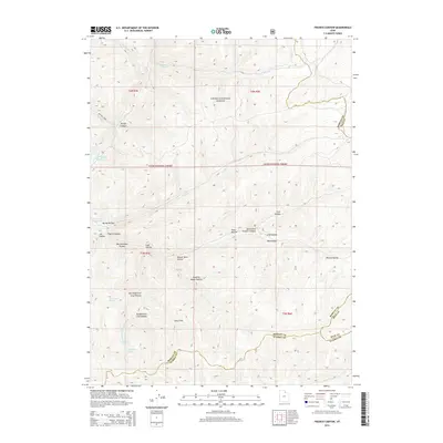 2014 Map of Francis Canyon, 2014 Print
